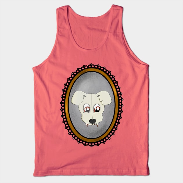 Cameo Samson Skeleton Dog Tank Top by RSewell